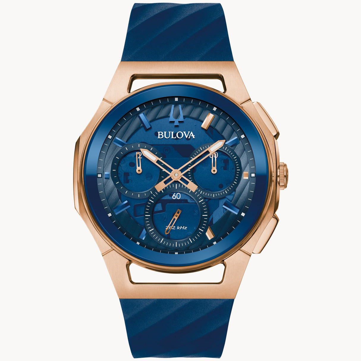 97A185 Reloj Bulova Curv Marc Anthony de hombre pulsera de resina