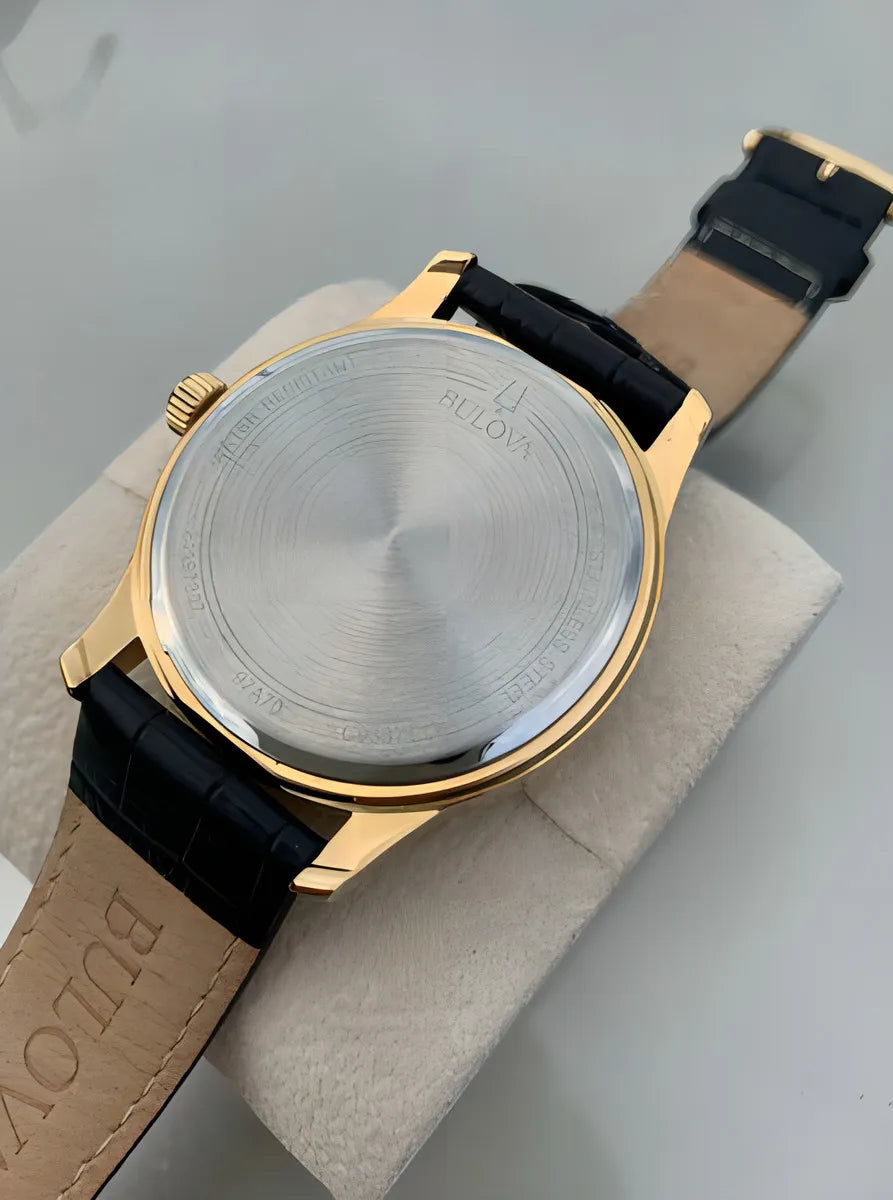 97A70 Reloj Bulova Corporate de caballero pulsera de cuero