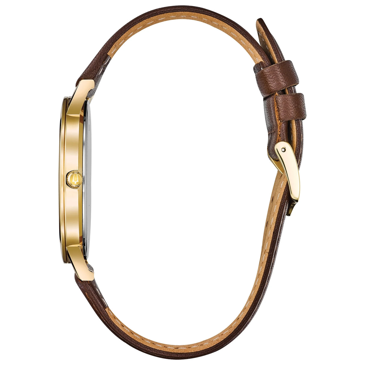 97B177 Reloj Bulova American de hombre pulsera de cuero