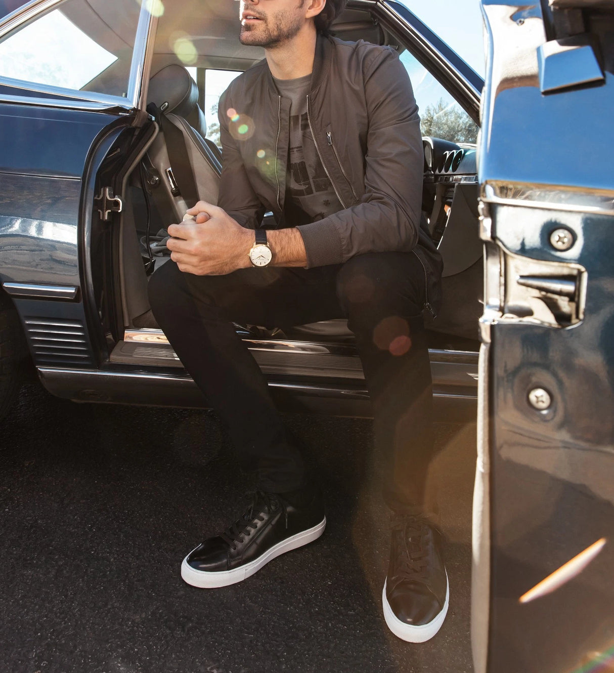 97B204 Reloj Bulova Frank Sinatra de caballero pulsera de cuero