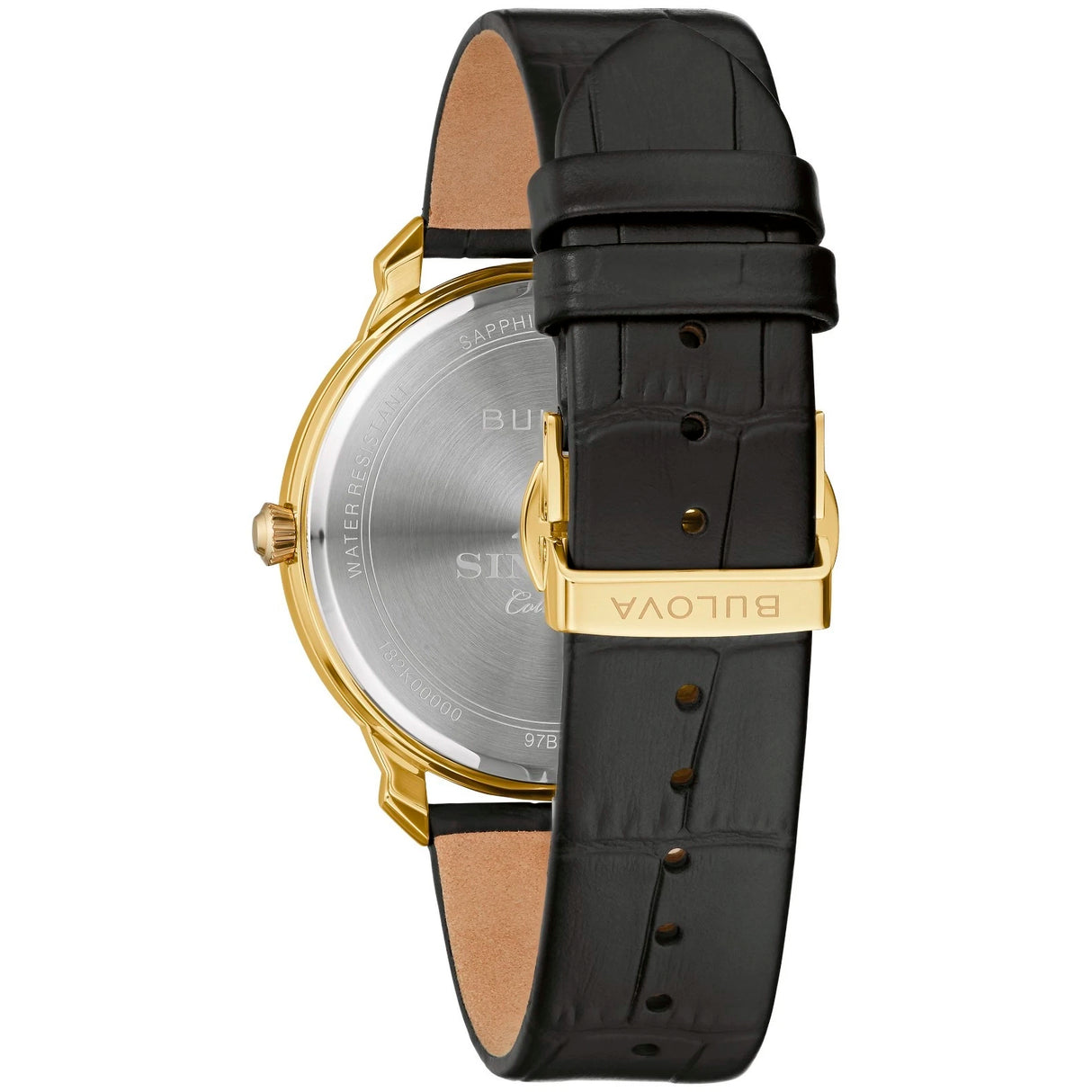 97B204 Reloj Bulova Frank Sinatra de caballero pulsera de cuero