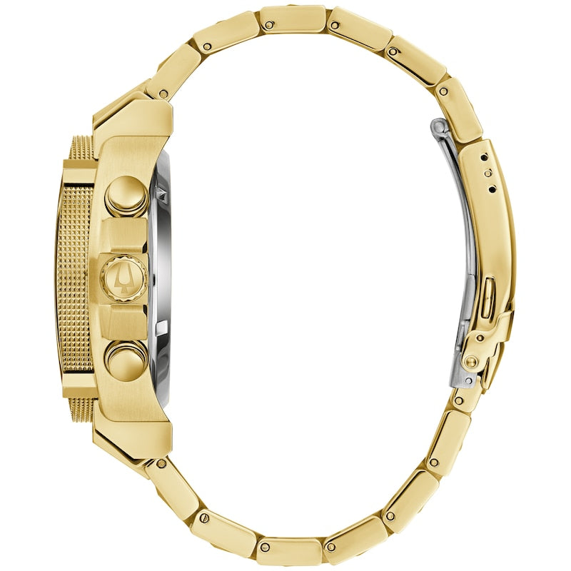 97B218 Reloj Bulova Precisionist de hombre pulsera de metal 46 mm