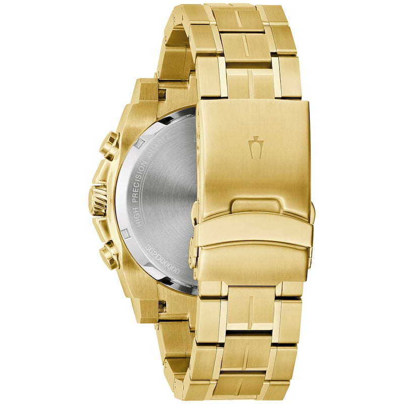 97B218 Reloj Bulova Precisionist de hombre pulsera de metal 46 mm