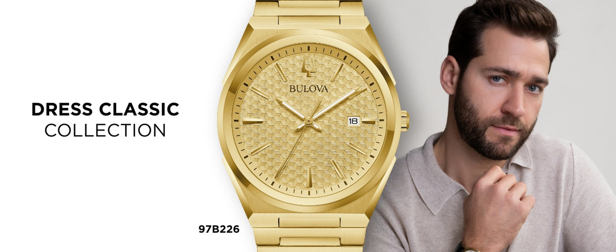 97B226 Reloj Bulova Dress Classic de hombre pulsera de metal