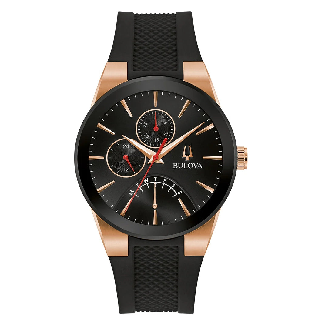 97C111 Reloj Bulova Futuro de hombre pulsera de caucho