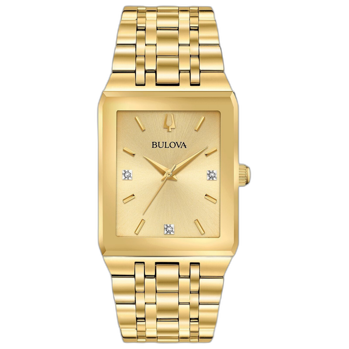 97D120 Bulova Reloj Diamond Champagne