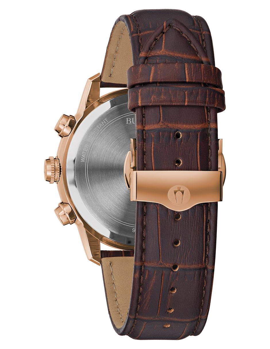 97D133 Reloj Bulova Sutton de hombre correa de cuero