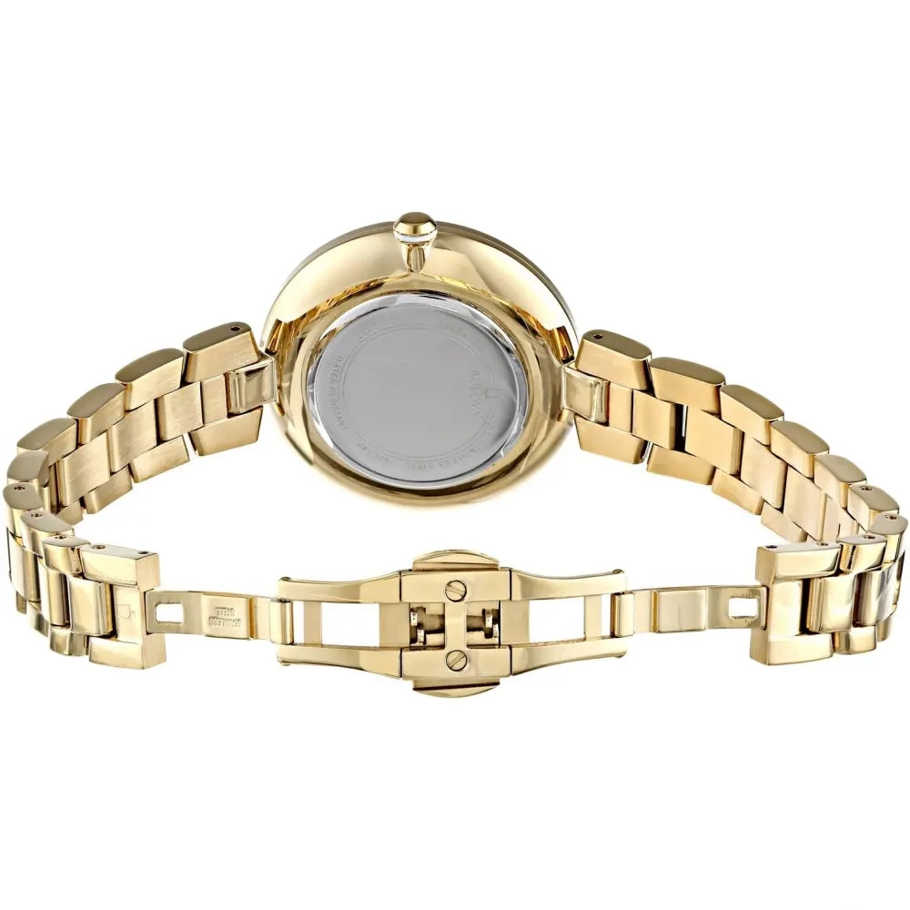 97L142 Reloj Bulova Dress de mujer banda de metal 38 mm