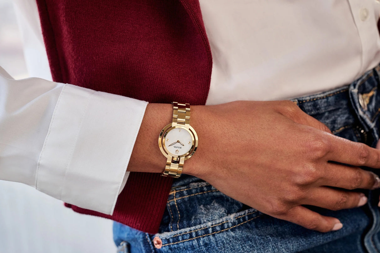 97L181 Reloj Bulova Rubaiyat de mujer correa de metal