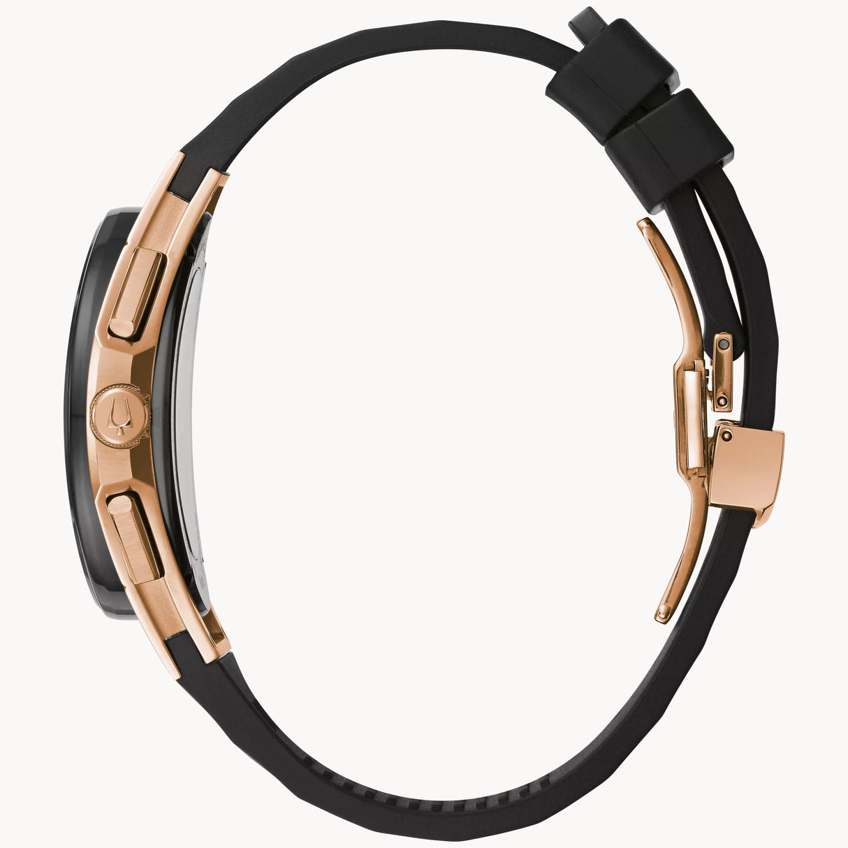 98A185 Reloj Bulova Curv de hombre correa de caucho