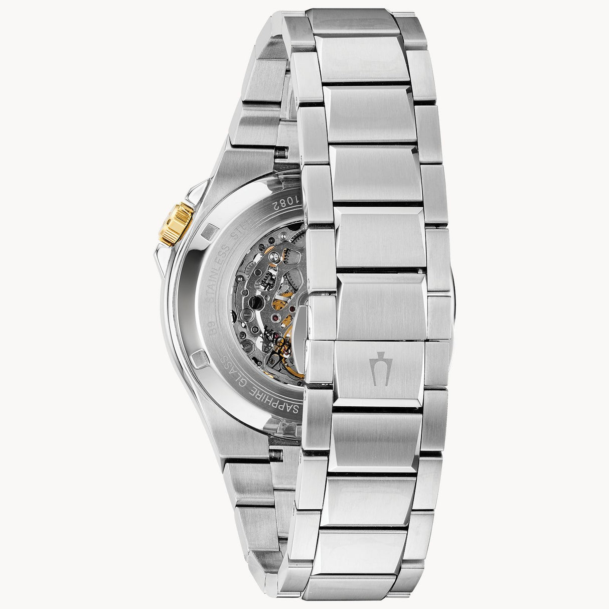 98A224 Reloj Bulova Machine de hombre pulsera de metal 46 mm