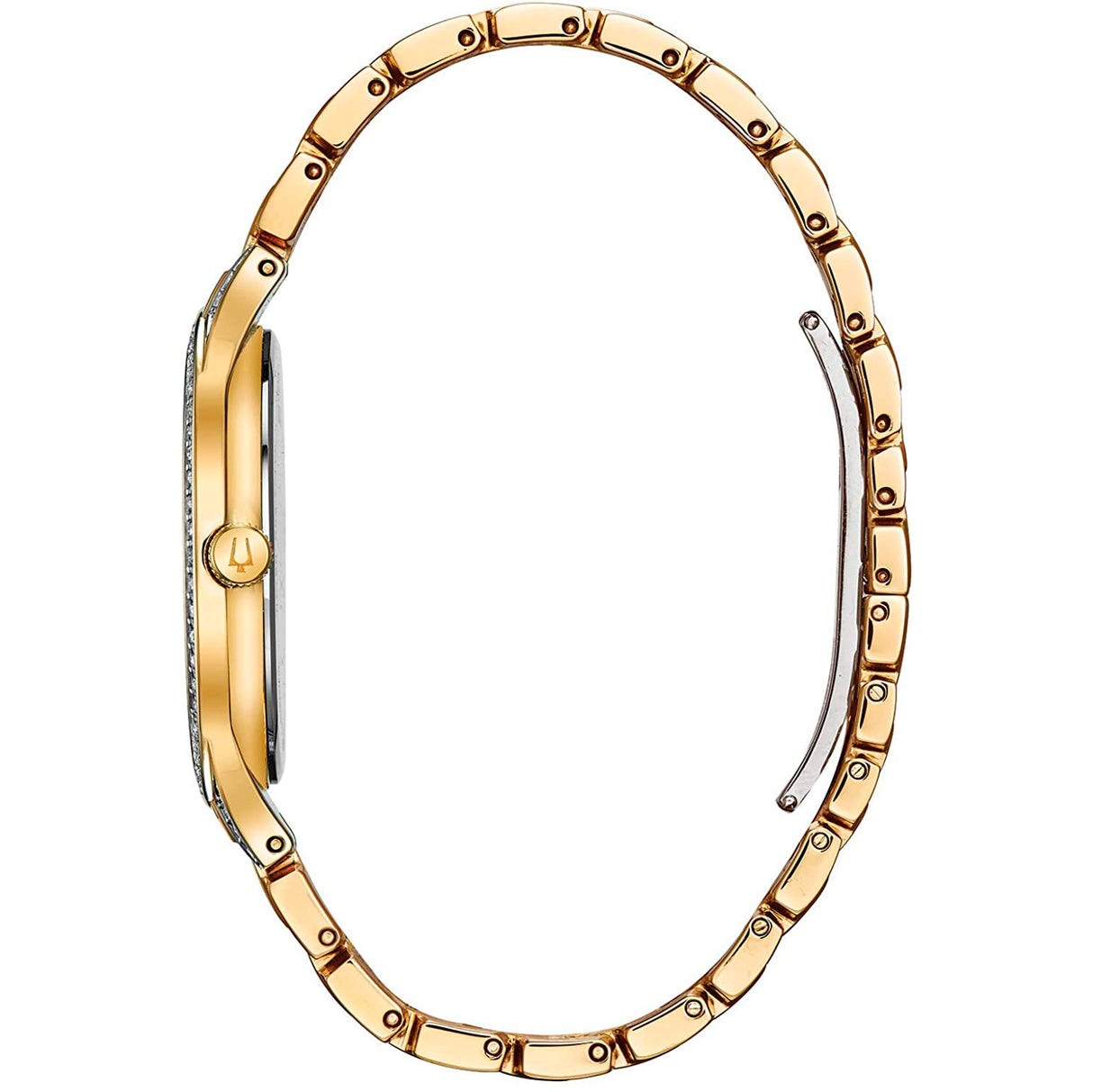 98A229 Reloj Bulova Crystal de hombre correa de metal