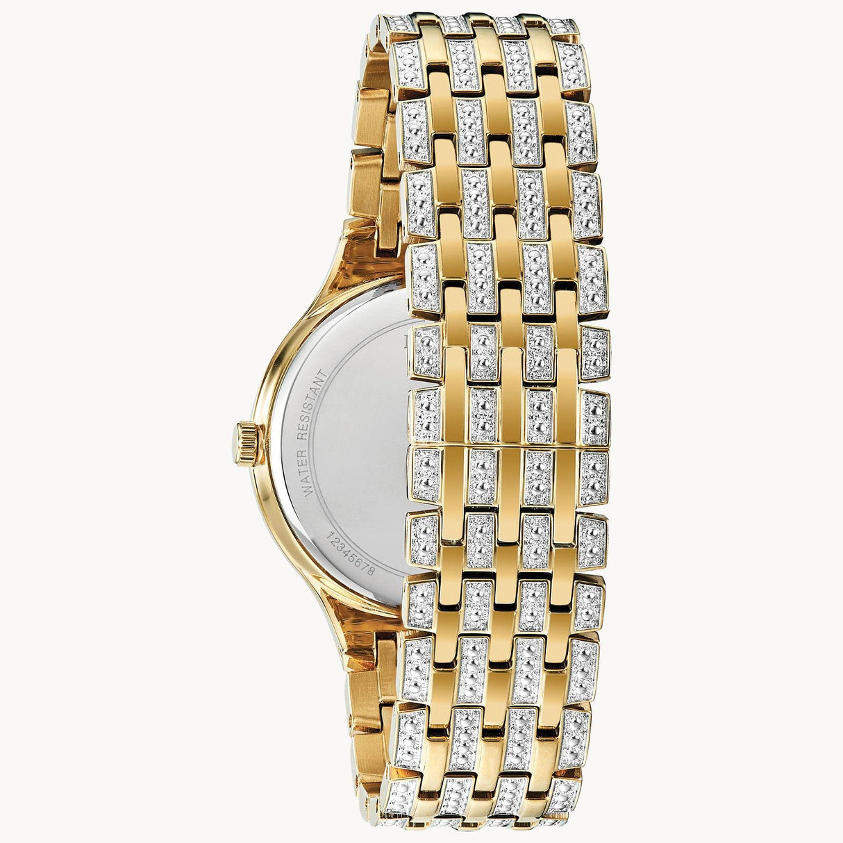 98A229 Reloj Bulova Crystal de hombre correa de metal
