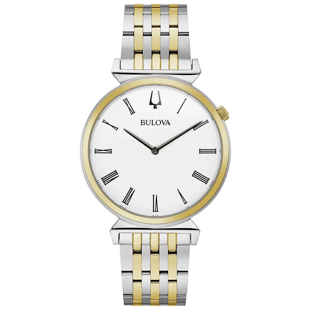 98A233 Bulova Regatta Reloj Análogo para Hombre Pulsera de Metal