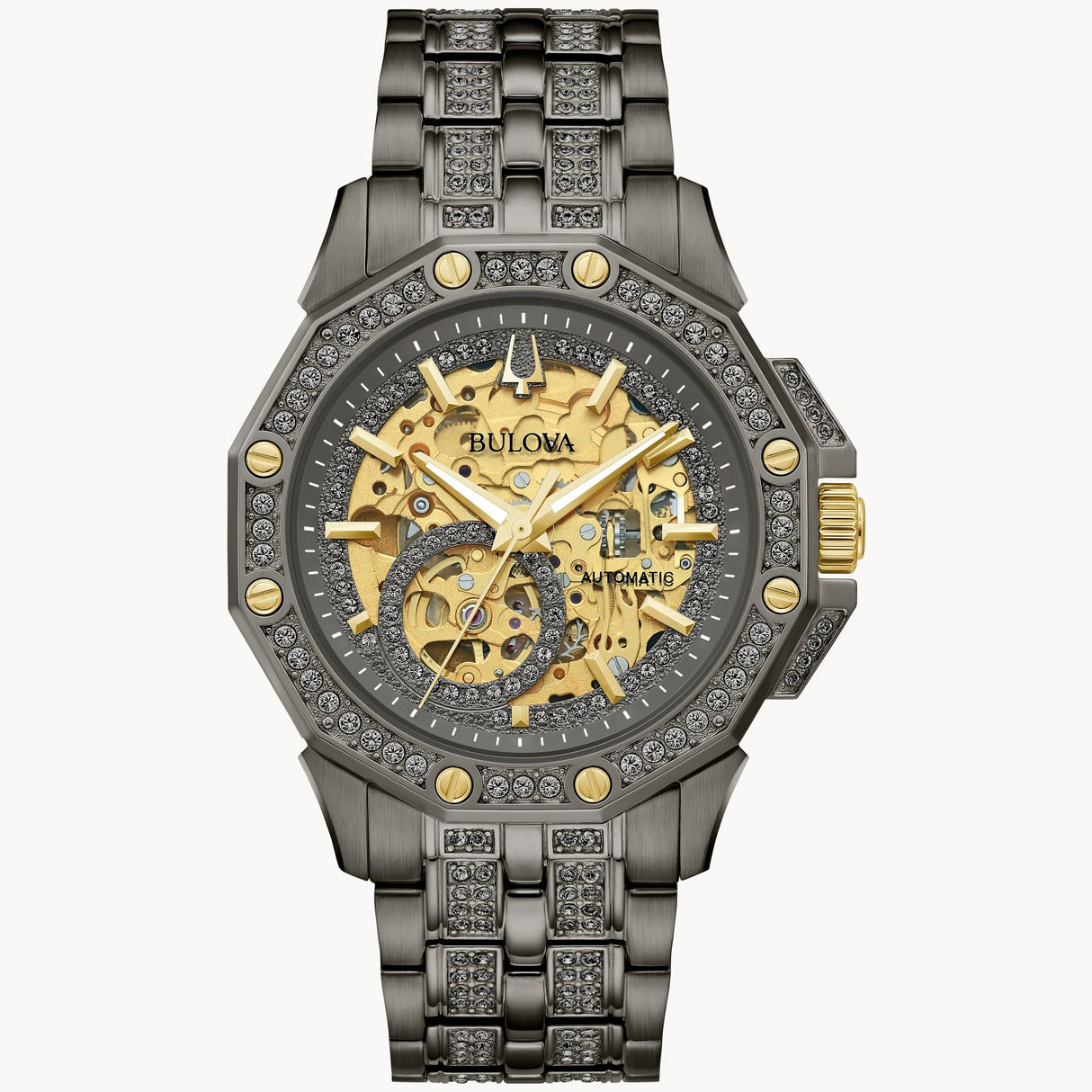 98A293 Reloj Bulova Octava de hombre pulsera de metal 41 mm