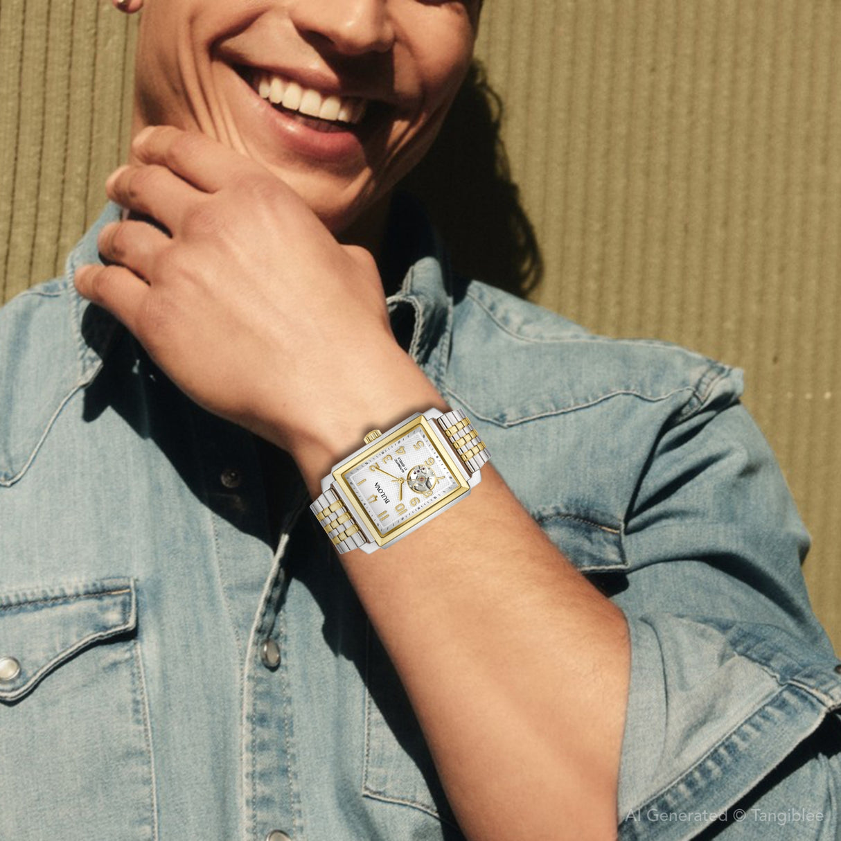 98A308 Reloj Bulova de caballero pulsera de metal