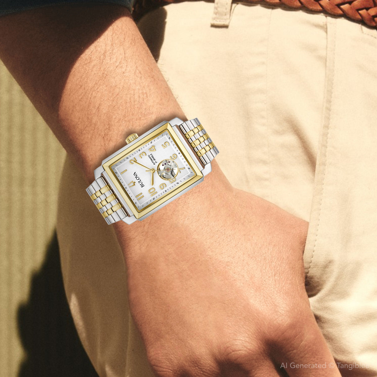 98A308 Reloj Bulova de caballero pulsera de metal