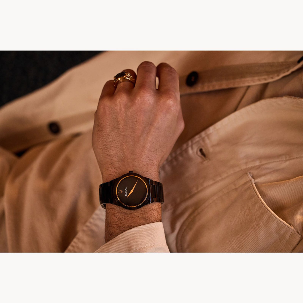 98A313 Reloj Bulova Millennia de hombre pulsera de metal