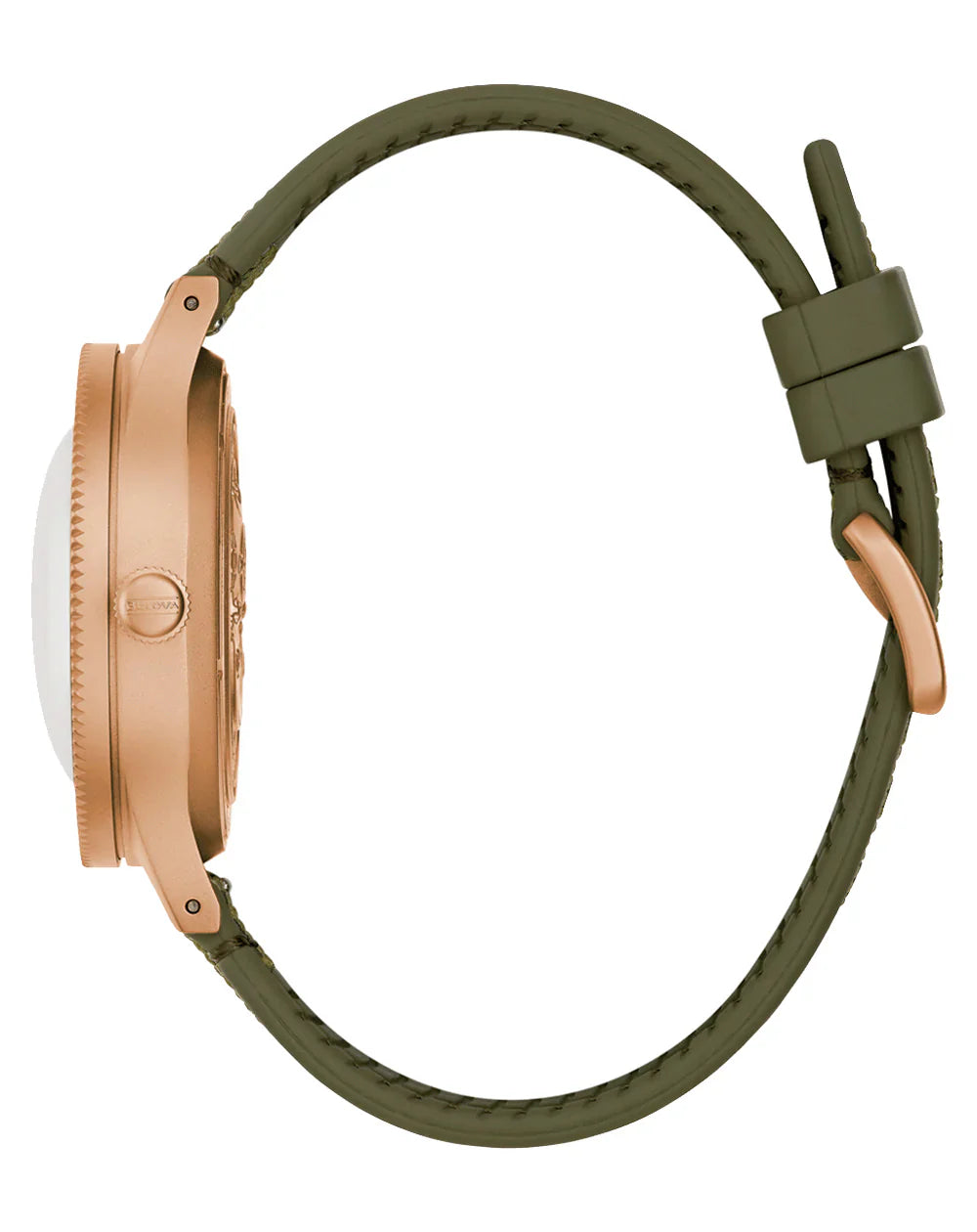 98A324 Reloj Bulova Mil Ships de hombre pulsera de tela 41 mm