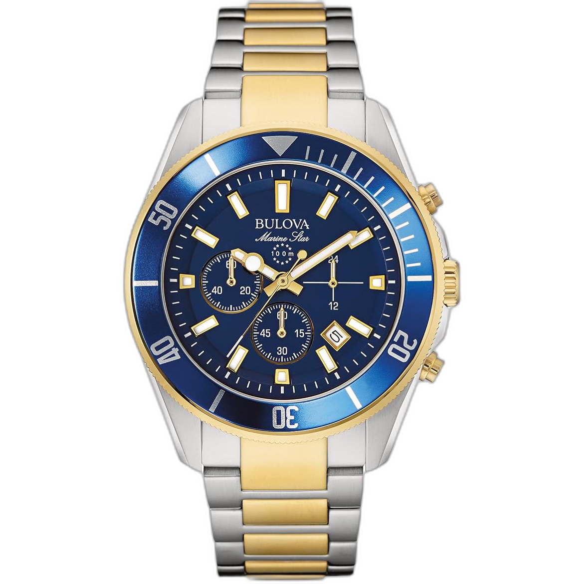 98B230 Reloj Bulova de caballero pulsera de metal