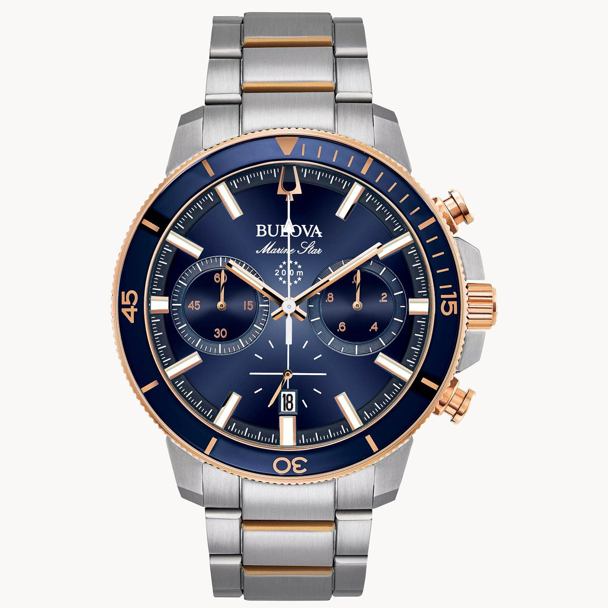 98B301 Reloj Bulova Marine Star de hombre correa de acero inoxidable