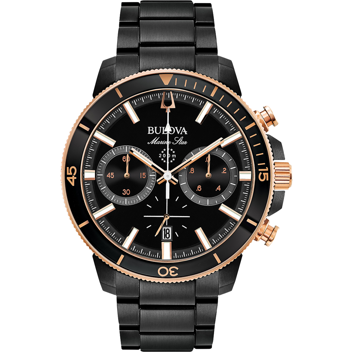 98B302 Reloj Marine Star Series C de hombre pulsera de metal 45 mm