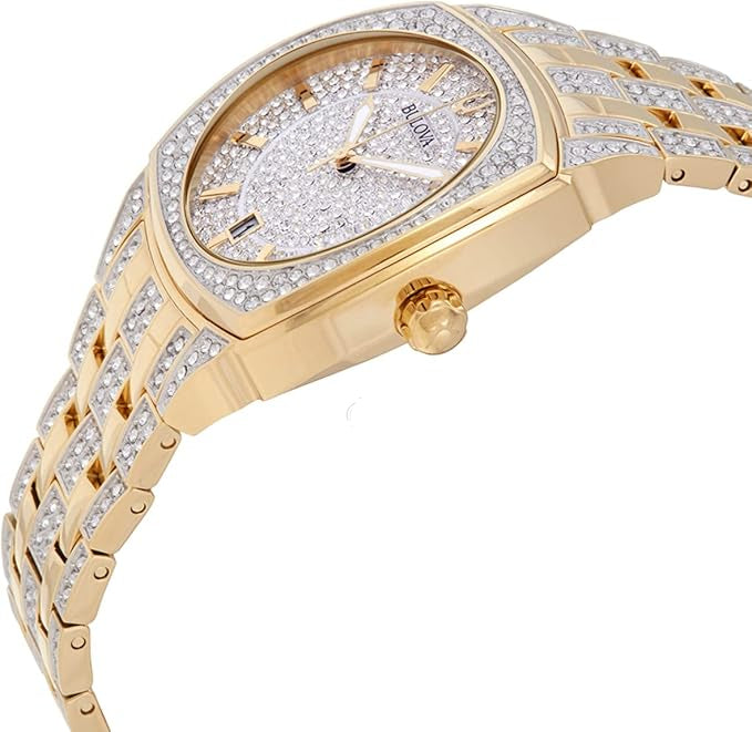 98B323 Reloj Bulova Crystal Phantom de hombre pulsera de metal