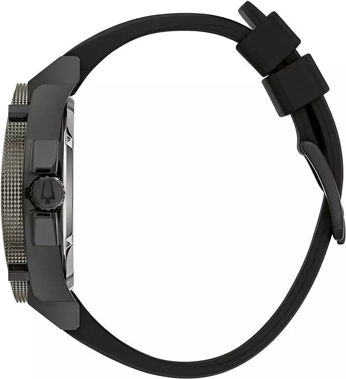 98B417 Bulova Precisionist de caballero pulsera de resina