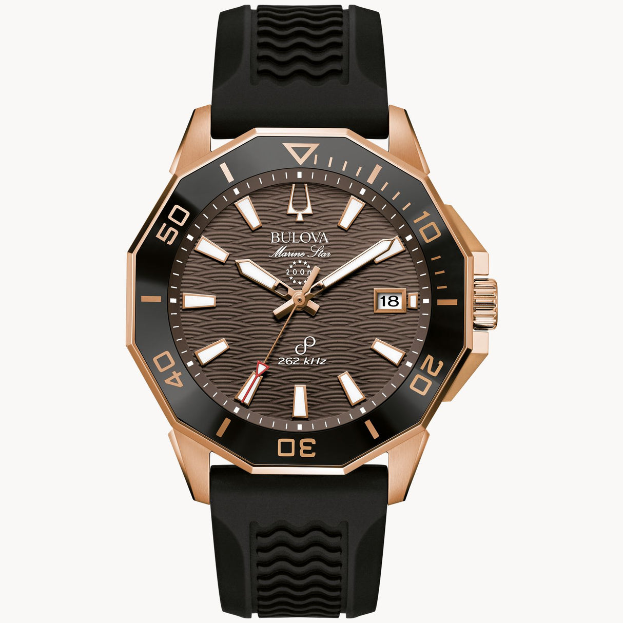 98B421 Reloj Bulova Marine Star de hombre pulsera de caucho