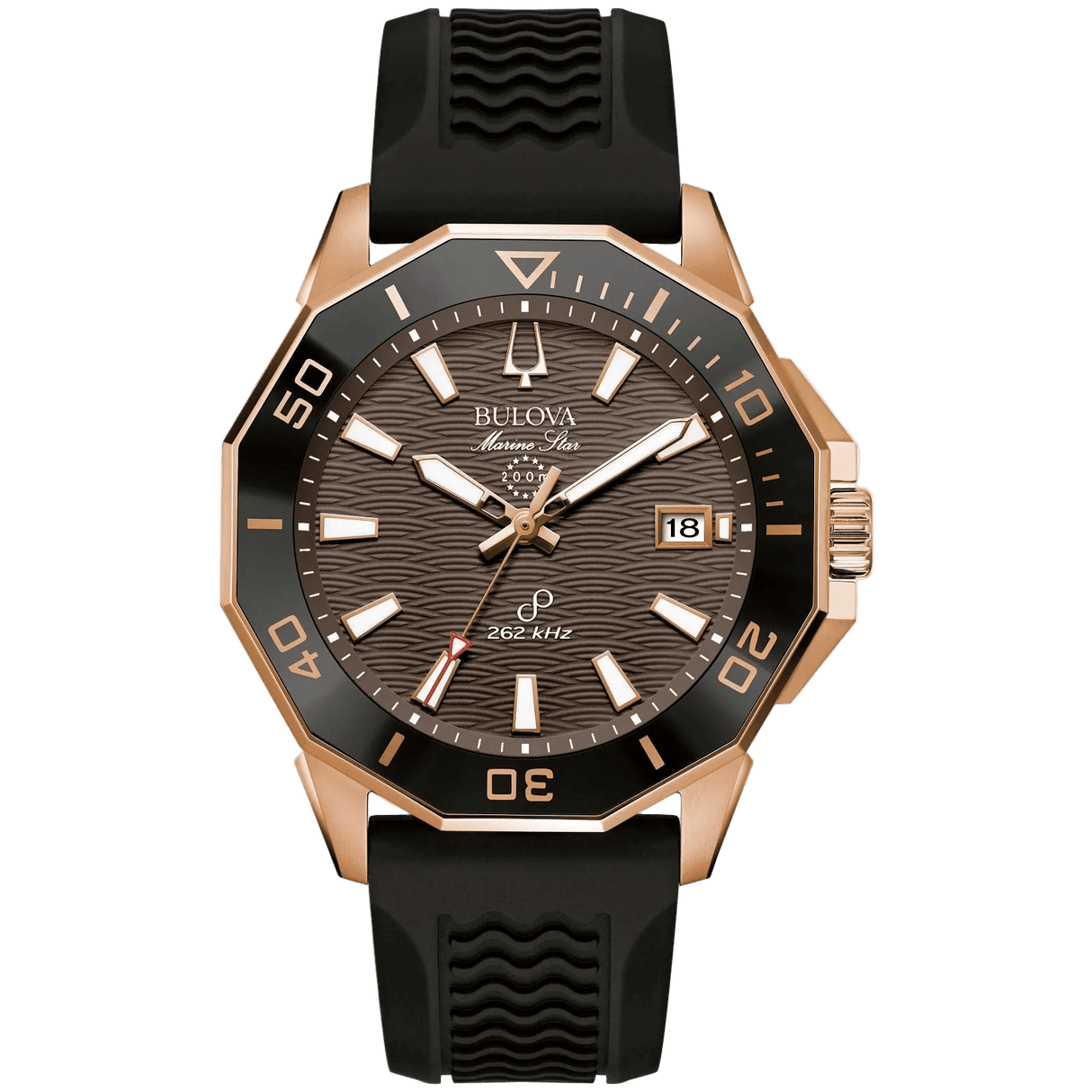 98B421 Reloj Bulova Marine Star de hombre pulsera de caucho
