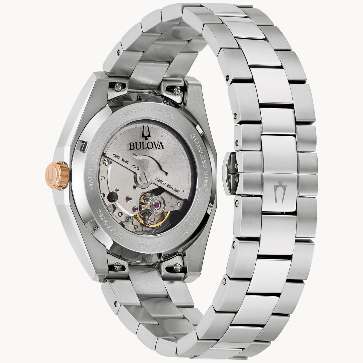 98B422 Reloj Bulova Surveyor de hombre pulsera de metal 39 mm