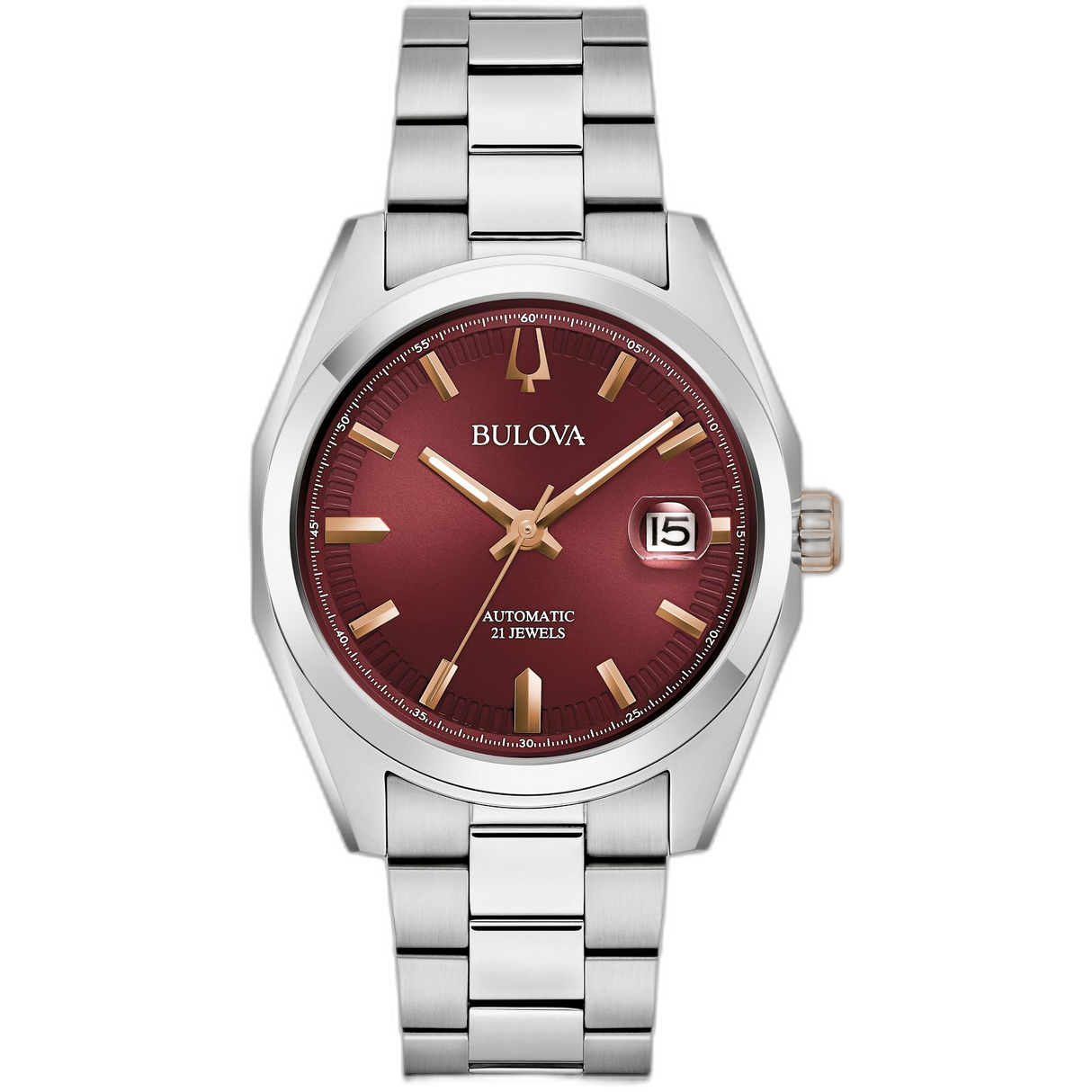 98B422 Reloj Bulova Surveyor de hombre pulsera de metal 39 mm