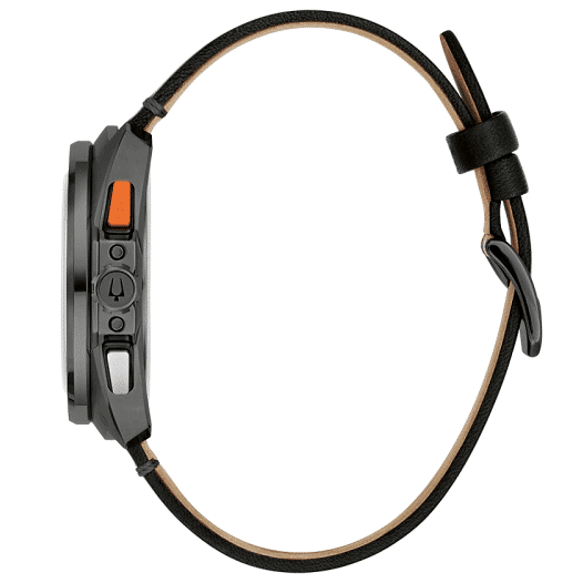 98B428 Reloj Bulova Racer Black correa de piel