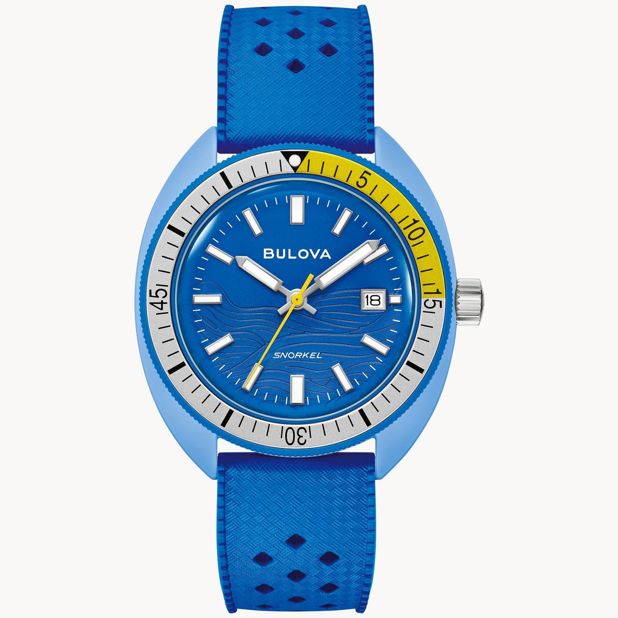 98B445 Reloj Bulova Snorkel de hombre correa de resina 41mm