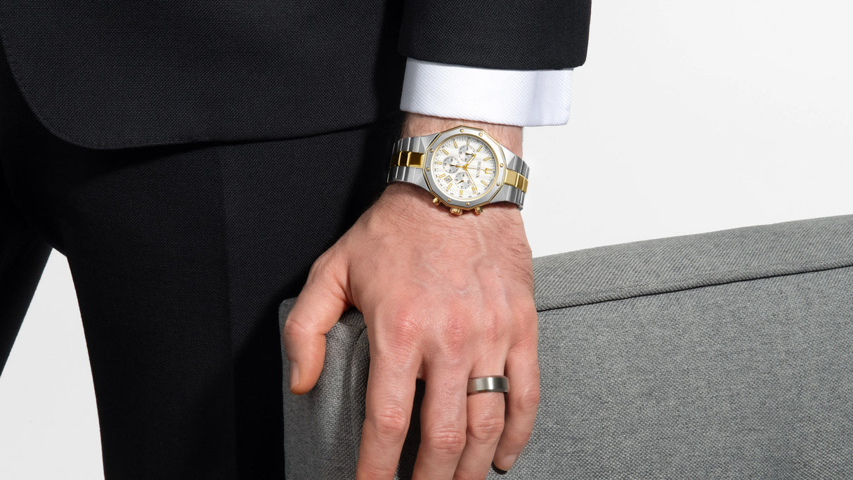 98B450 Reloj Bulova Prestige de hombre correa de metal