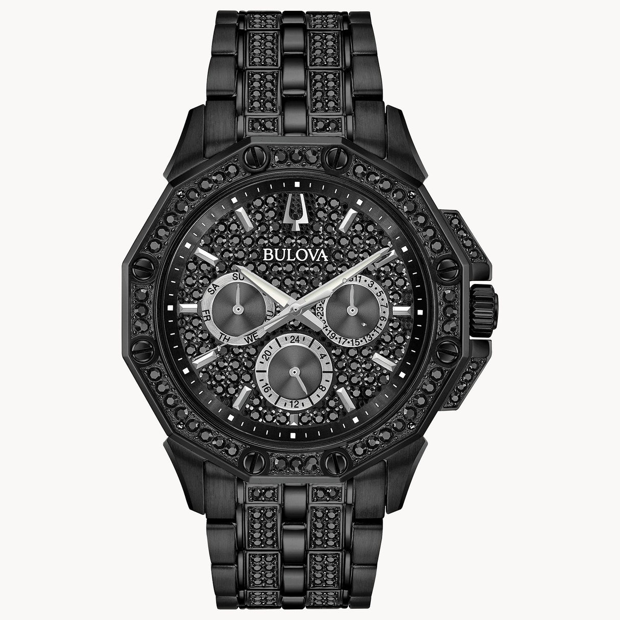 98C134 Reloj Bulova Octava de hombre pulsera de metal 41 mm