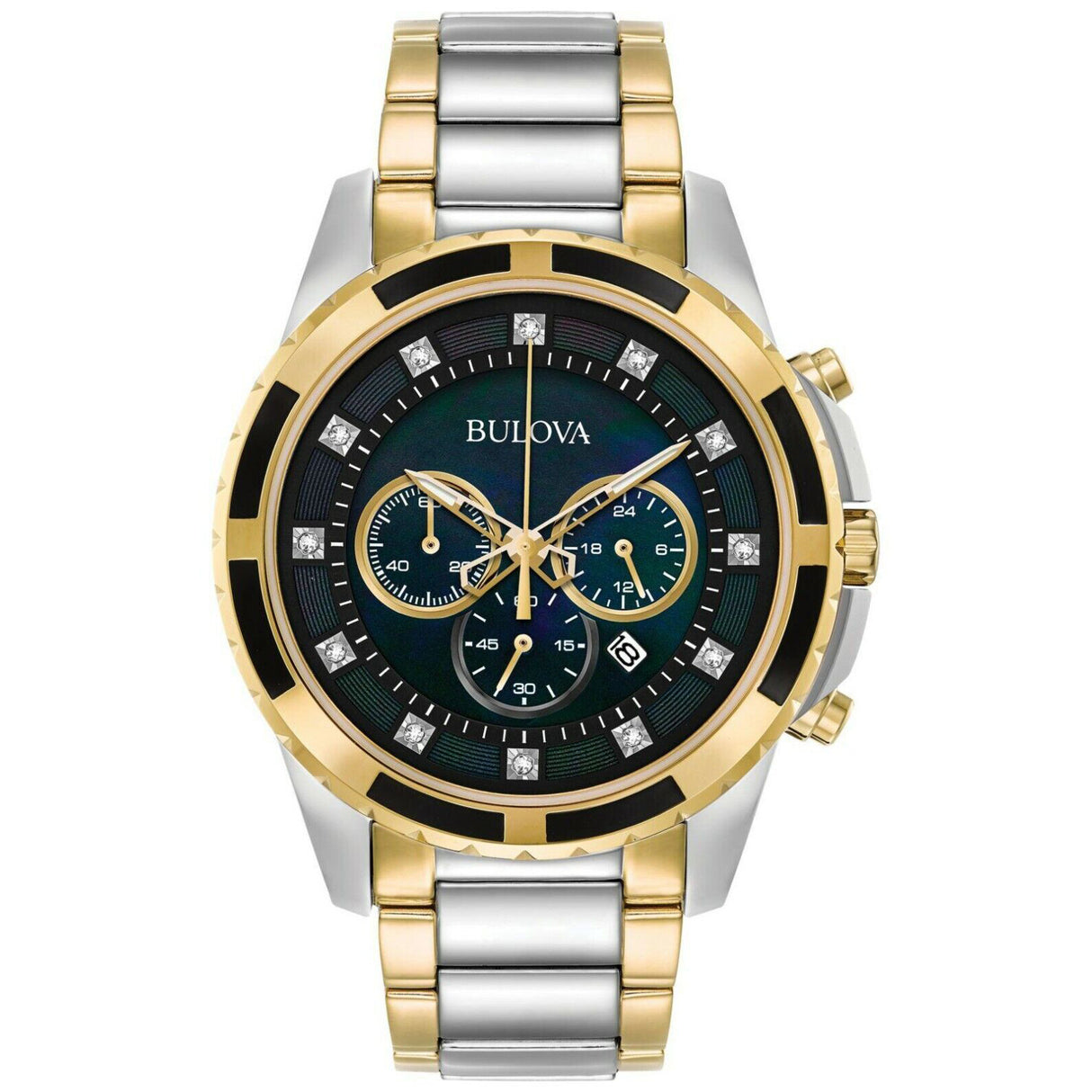 98D132 Reloj Bulova de hombre pulsera de metal 44 mm