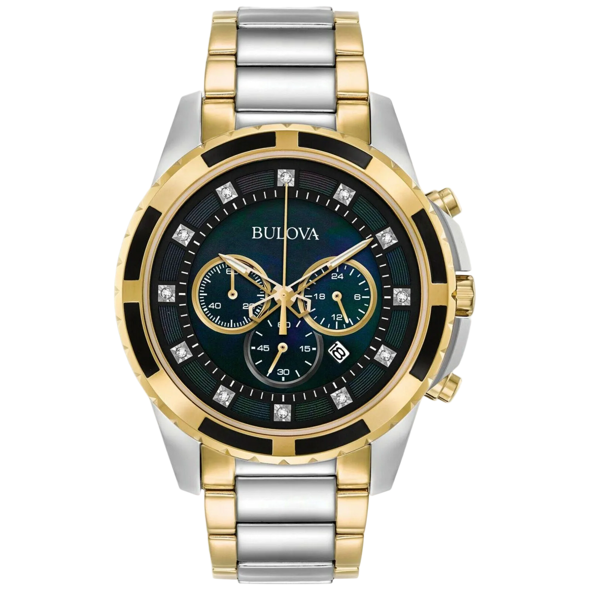 98D132 Reloj Bulova de hombre pulsera de metal 44 mm