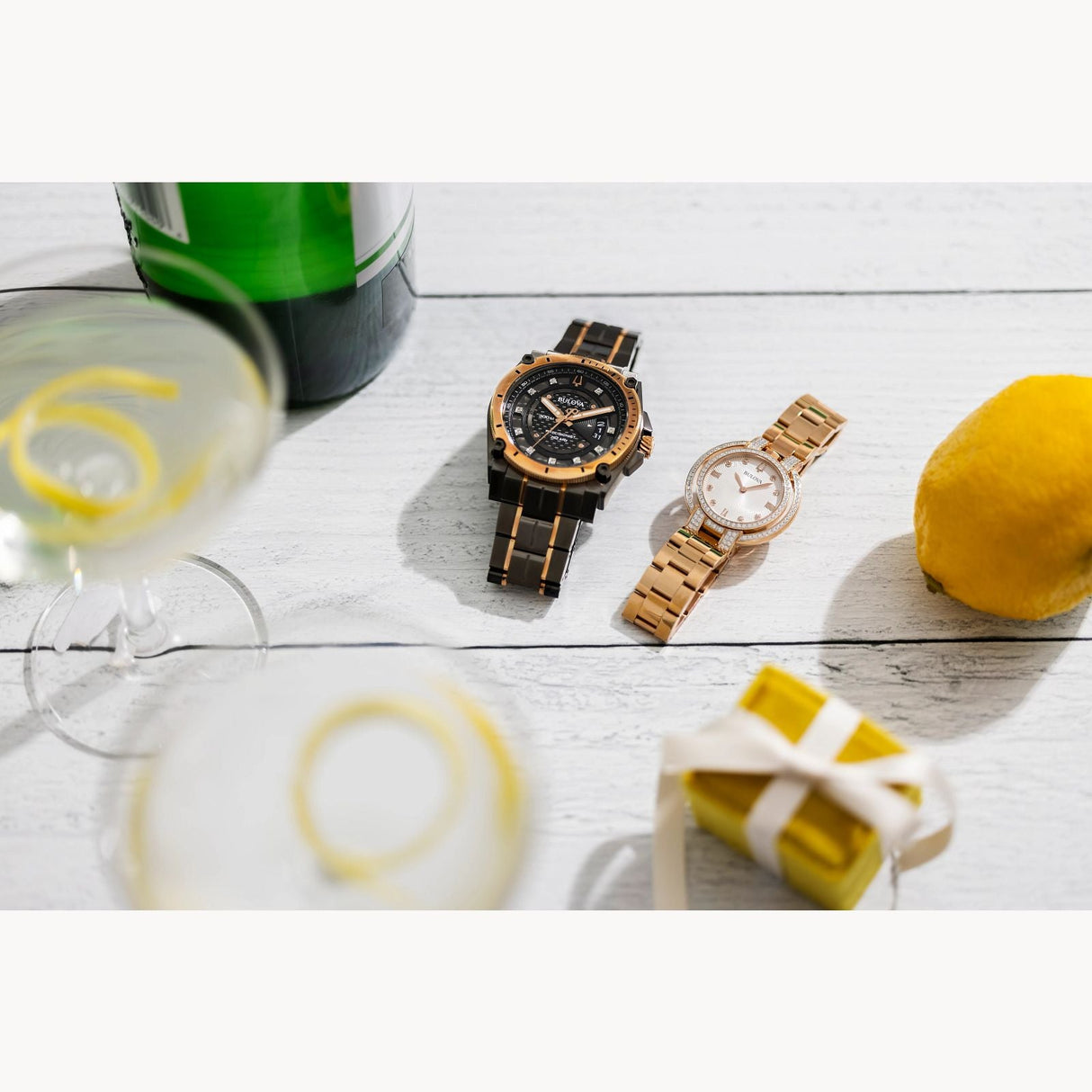 98D149 Reloj Bulova Icon de caballero pulsera de metal 46 mm