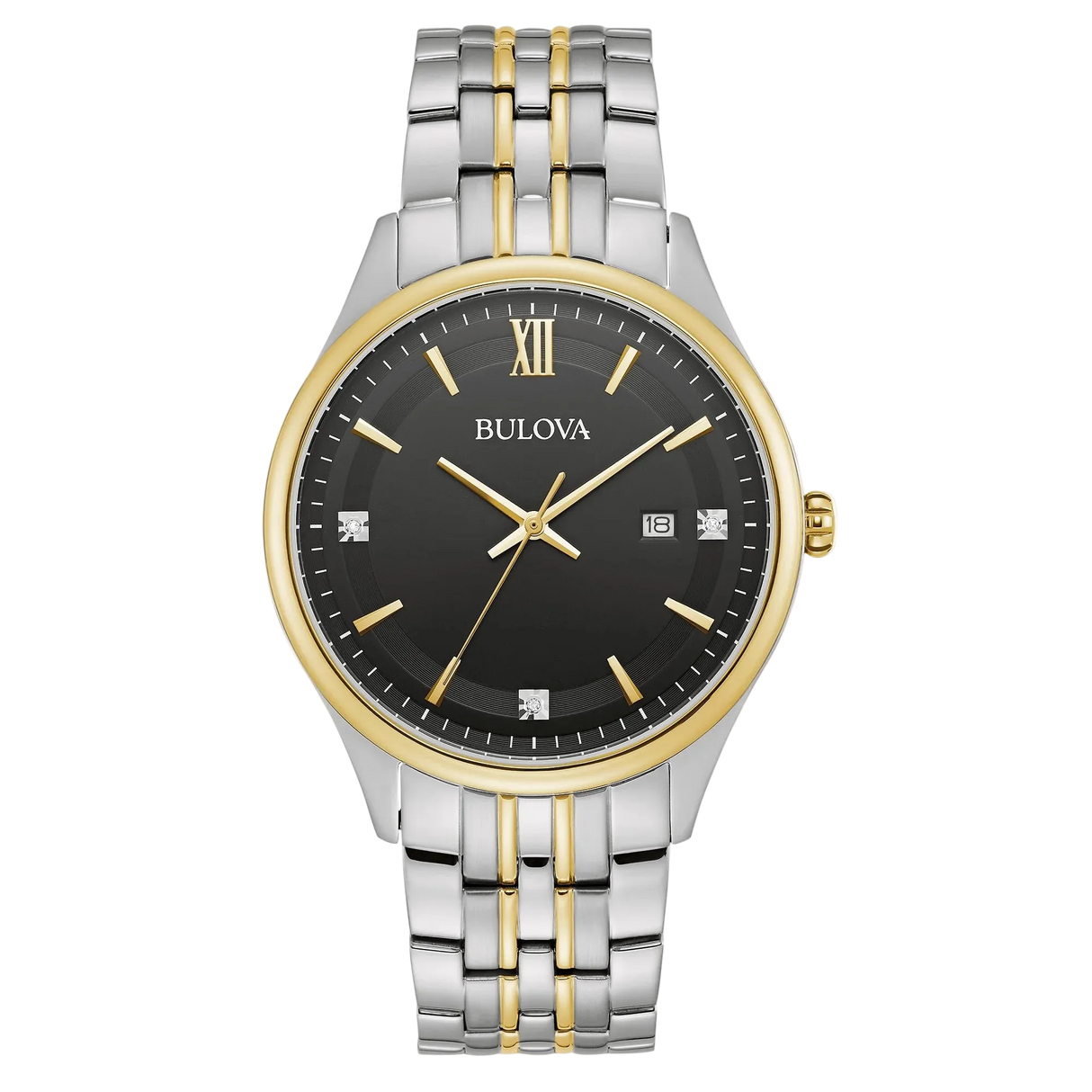 98D160 Reloj Bulova Classic de caballero pulsera de metal