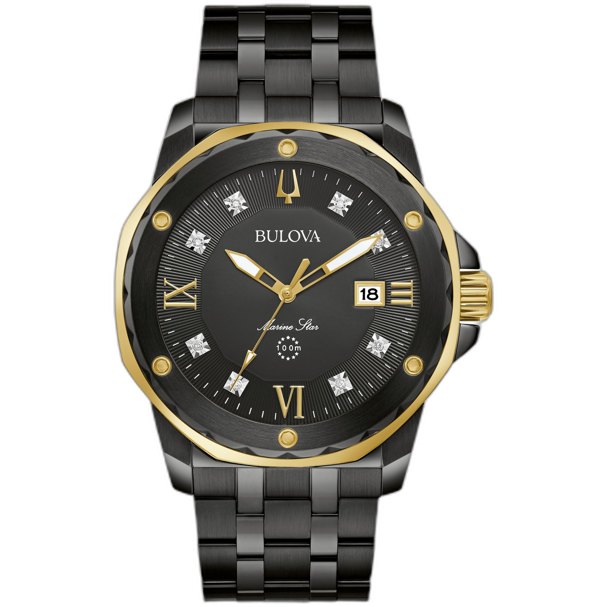 98D176 Reloj Bulova Marine Star de hombre pulsera de metal 44 mm