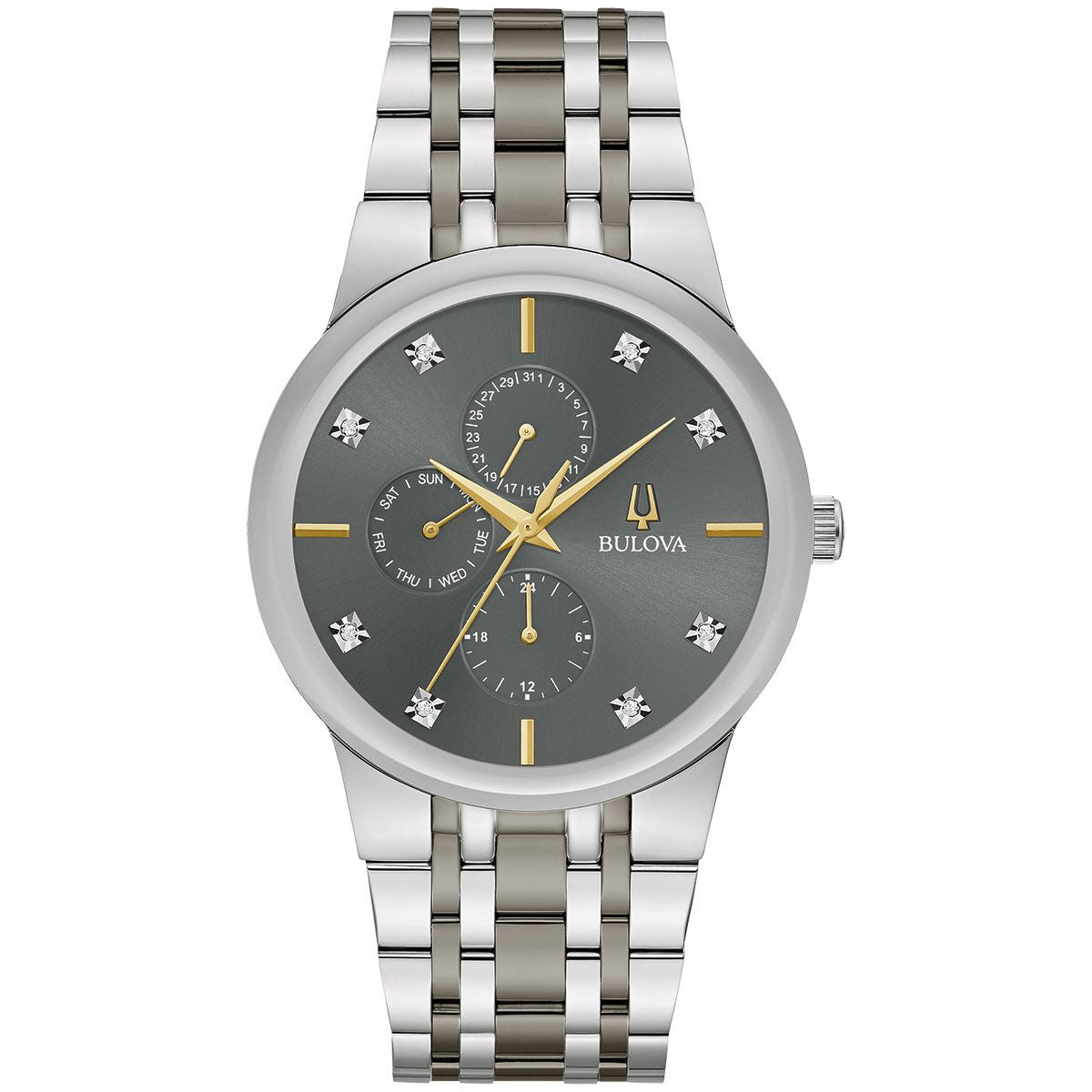 98D186 Reloj Bulova Modern hombre pulsera de metal