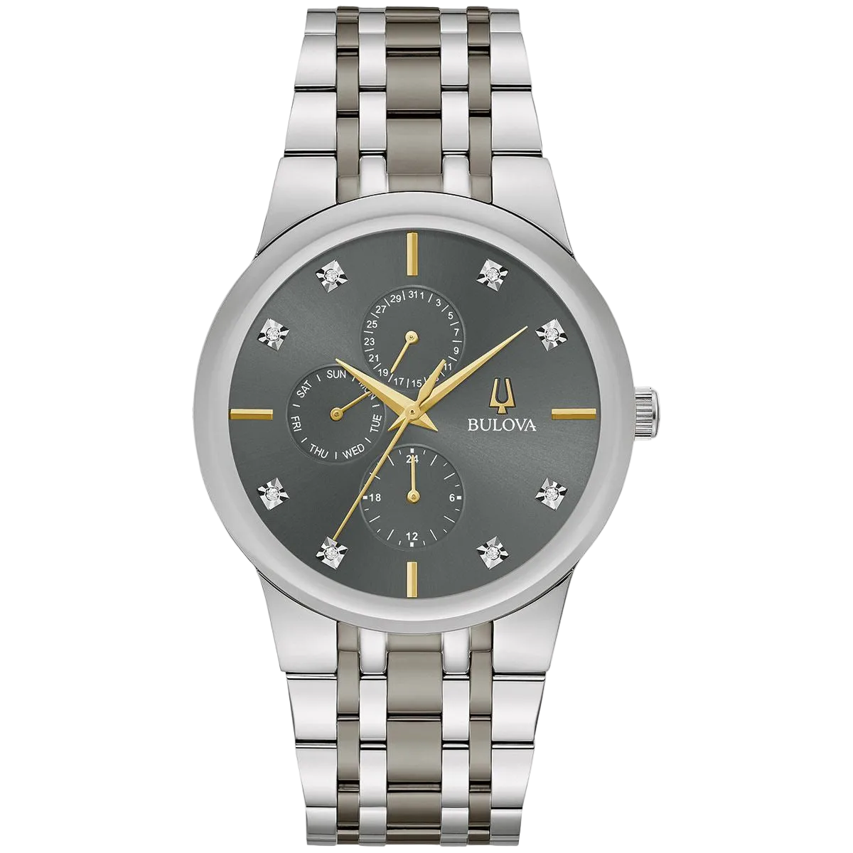 98D186 Reloj Bulova Modern hombre pulsera de metal