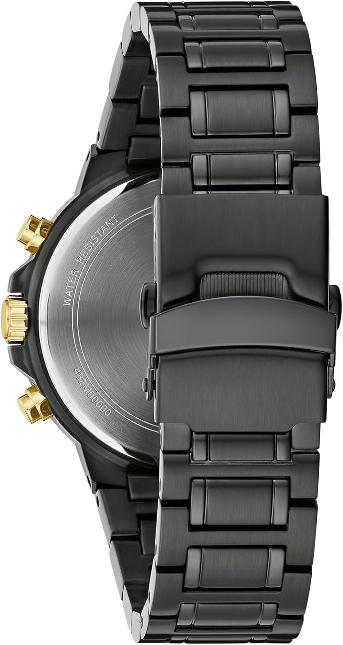 98D190 Reloj Bulova Diamond de caballero pulsera de metal