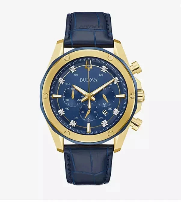 98K110 Reloj Bulova Classic de hombre pulsera de piel 43 mm