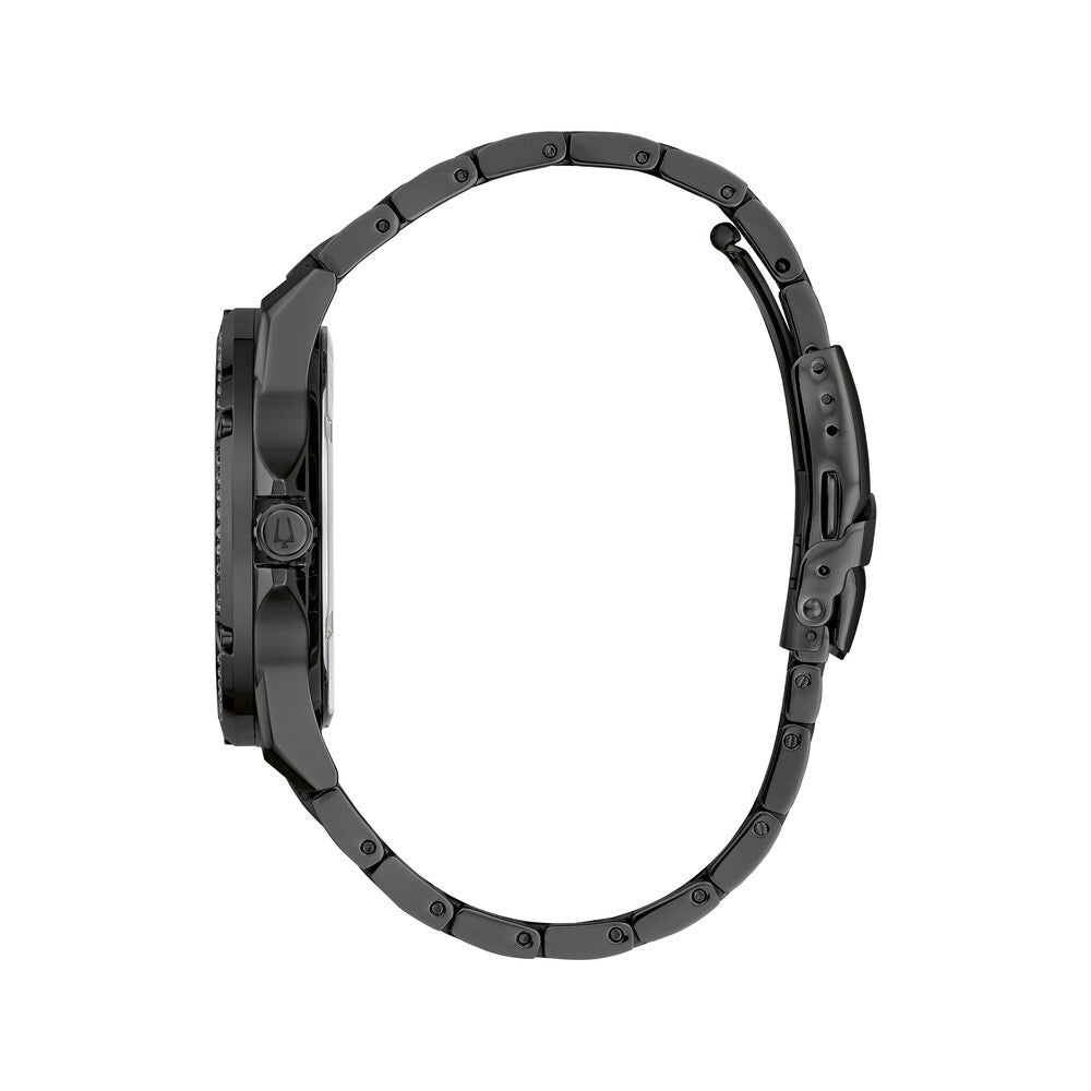 98K119 Reloj Bulova Crystal de hombre banda de metal