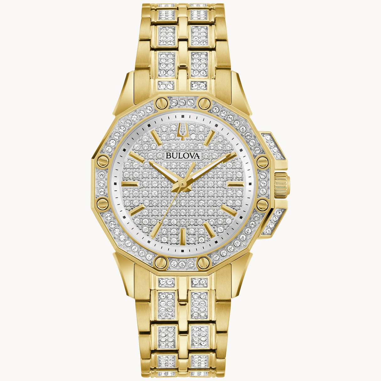 98L302 Reloj Bulova Octava de dama pulsera de metal 34 mm