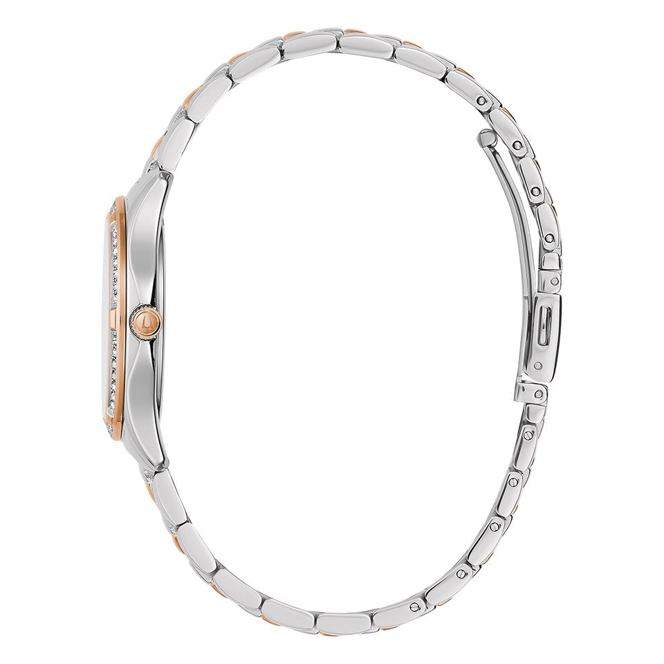 98L304 Reloj Bulova Bisel Cristales de Dama