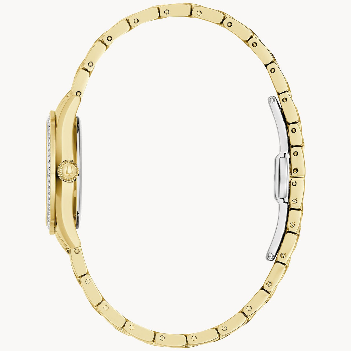 98L306 Reloj Bulova Cristal de mujer banda de acero inoxidable 29 mm