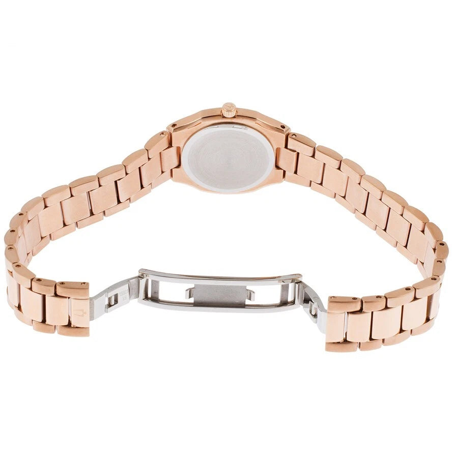 98R205 Reloj Bulova Diamond de mujer pulsera de metal 26mm